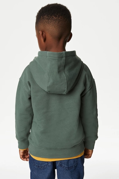 Marks & Spencer Mintás pulóver kapucnival Fiú
