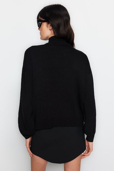 Trendyol Finomkötött pulóver láncos részletekkel női