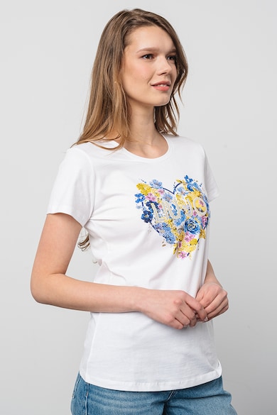 Liu Jo Kerek nyakú mintás póló női