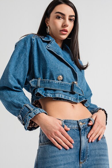 Liu Jo Jacheta din denim cu model trenci Femei