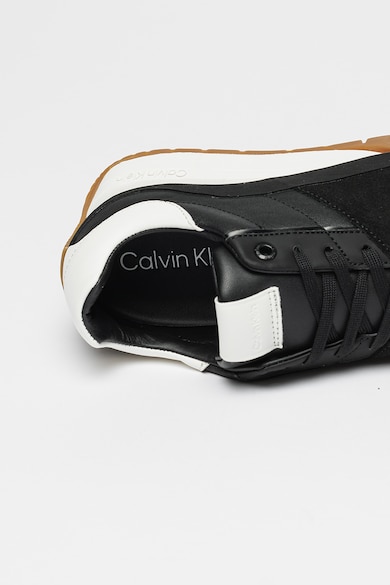 CALVIN KLEIN Sneaker nyersbőr részletekkel női