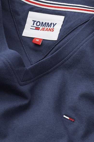Tommy Jeans V-nyakú pamutpóló férfi