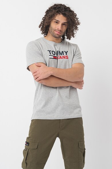 Tommy Jeans Тениска от органичен памук с лого Мъже