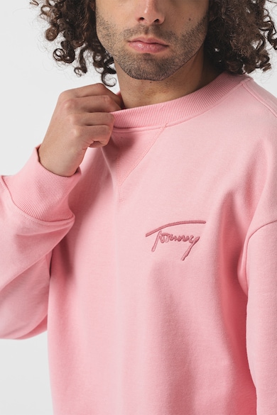 Tommy Jeans Kerek nyakú pulóver logóval férfi