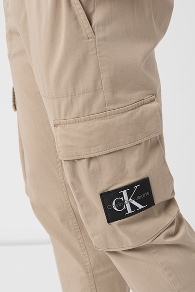 CALVIN KLEIN JEANS Cargo nadrág állítható derékrésszel férfi