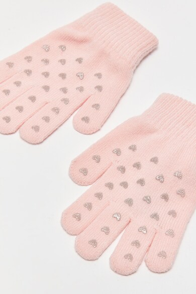 LC WAIKIKI Комплект плетени ръкавици - 2 чифта, Сиво Розово32` Момичета
