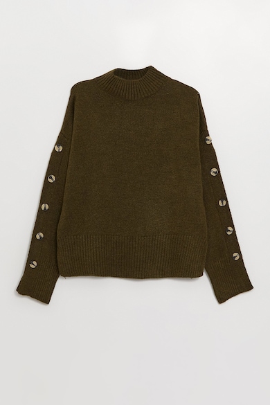 LC WAIKIKI Уголемен пуловер с декоративни копчета Жени