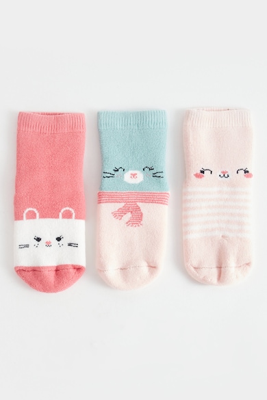 LC WAIKIKI Неплъзгащи се чорапи - 3 чифта Момичета