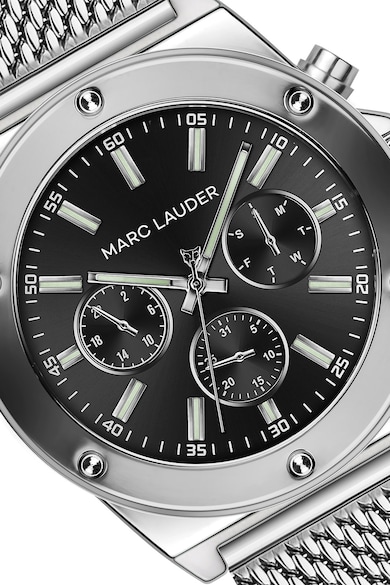 Marc Lauder Мултифункционален аналогов часовник с мрежеста верижка Мъже