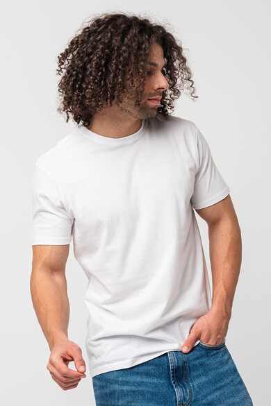 Denim Project Памучни тениски с овално деколте - 5 броя Мъже
