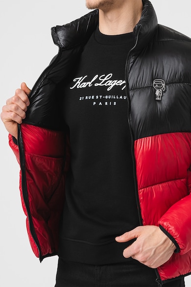 Karl Lagerfeld Зимно капитонирано яке с цветен блок Мъже