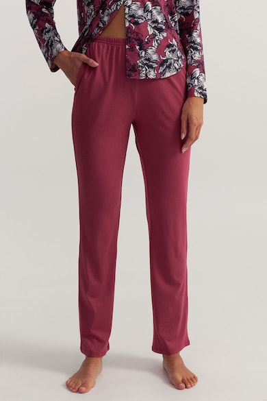 Soft & Seven BY SOFIAMAN Karolina virágmintás pizsama hajtókával női