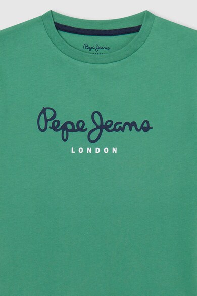 Pepe Jeans London New Art logós pamutpóló Fiú