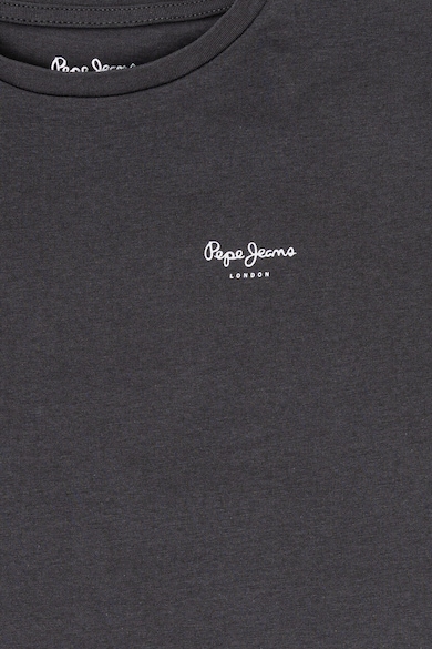 Pepe Jeans London Памучна тениска с лого Момичета