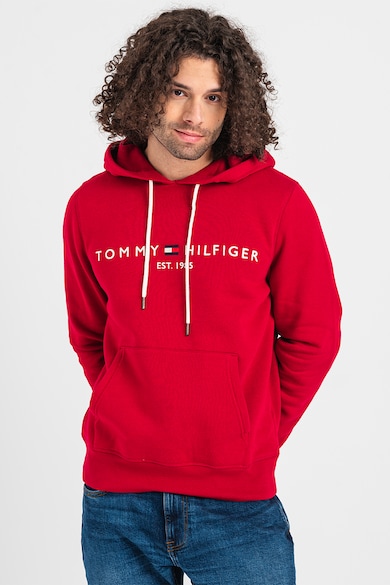 Tommy Hilfiger Kapucnis pulóver hímzett logóval férfi