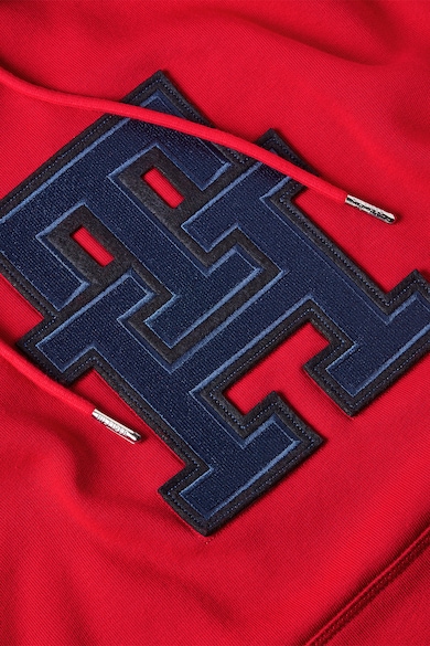 Tommy Hilfiger Kapucnis organikuspamut tartalmú pulóver logóhímzéssel férfi