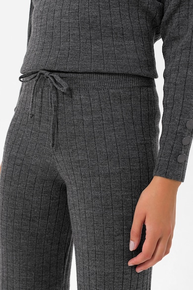 Jimmy Sanders Brettani húzózsinóros kötött nadrág bordázott dizájnnal női