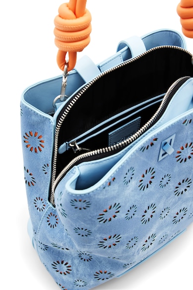 DESIGUAL Rucsac de piele ecologica cu detalii perforate Femei