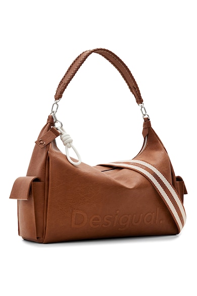 DESIGUAL Чанта от еко кожа с релефно лого Жени