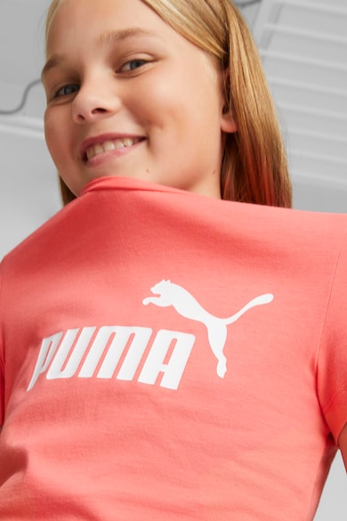 Puma Tricou din bumbac cu imprimeu logo Fete