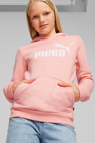 Puma Essentials kapucnis pulóver kenguruzsebbel és logómintával Lány