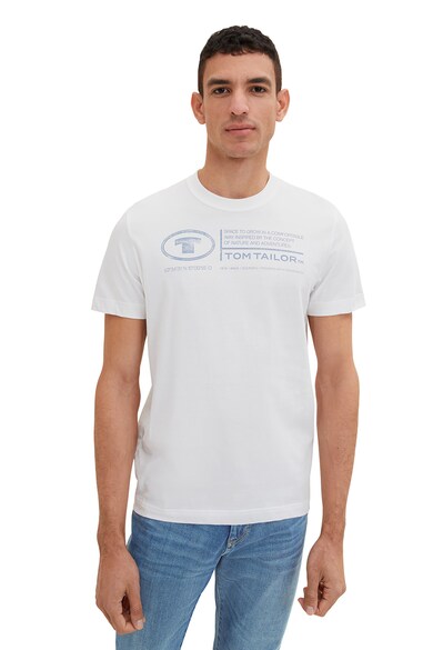 Tom Tailor Памучна тениска с лого Мъже