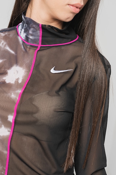 Nike Mintás felső középmagas gallérral női