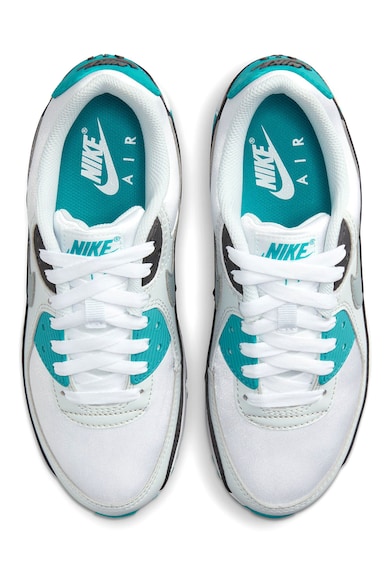 Nike Pantofi sport Air Max 90 de piele si piele ecologica cu model colorblock Femei