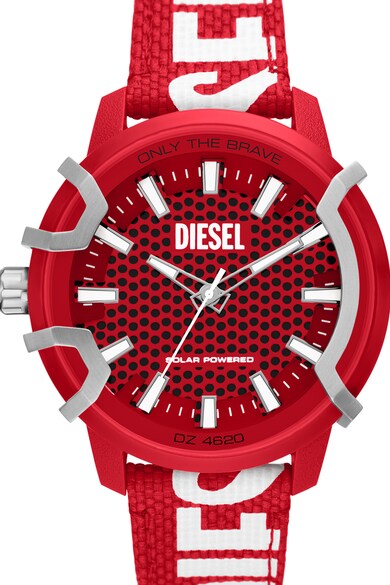 Diesel Кварцов часовник с текстилна каишка Мъже