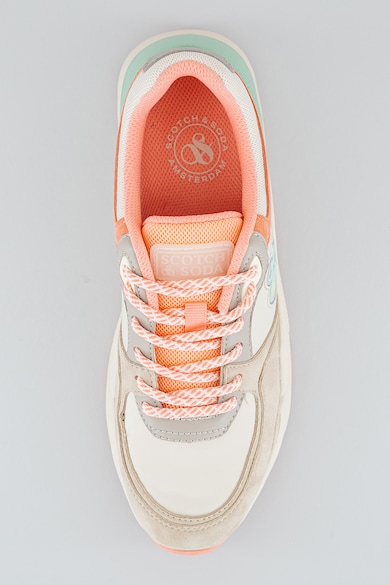 Scotch & Soda Celest colorblock dizájnú nyersbőr sneaker női