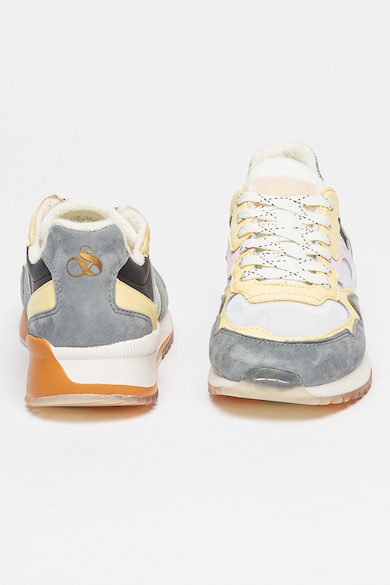 Scotch & Soda Vivi sneaker nyersbőr betétekkel női