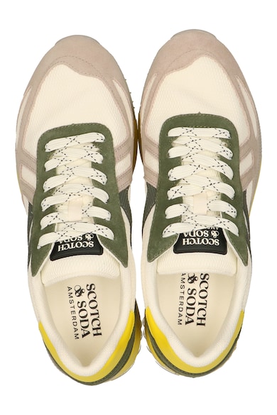 Scotch & Soda Sneaker nyersbőr betétekkel férfi