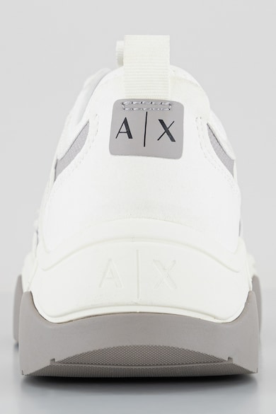 ARMANI EXCHANGE Pantofi sport din piele ecologica si material textil Femei