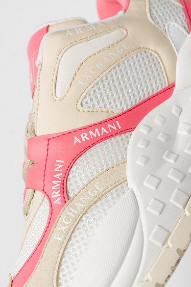 ARMANI EXCHANGE Спортни обувки с еко кожа и текстил Жени