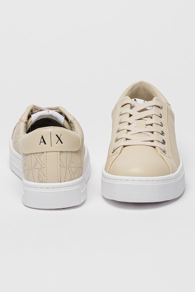 ARMANI EXCHANGE Műbőr sneaker logós részletekkel női