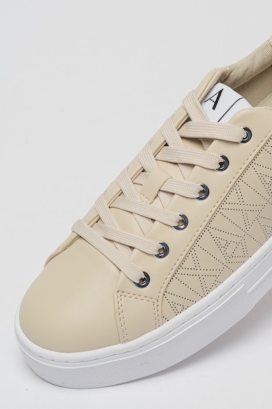 ARMANI EXCHANGE Műbőr sneaker logós részletekkel női