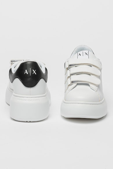 ARMANI EXCHANGE Telitalpú tépőzáras műbőr sneaker női