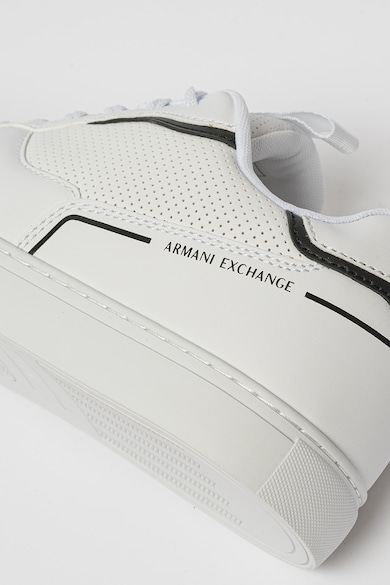 ARMANI EXCHANGE Спортни обувки от еко кожа с перфорации Мъже