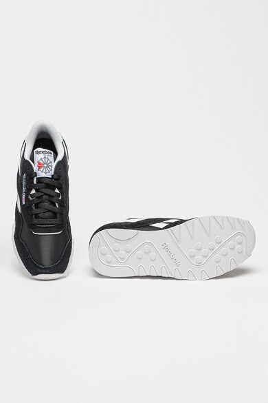 Reebok Pantofi sport cu insertii din piele intoarsa Classic Barbati