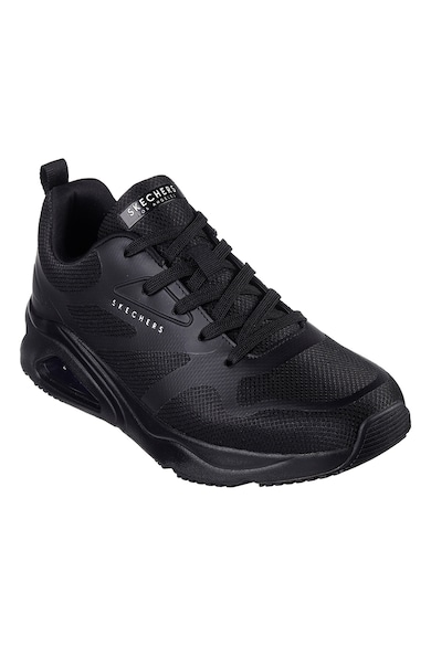 Skechers Pantofi sport de plasa cu garnituri de piele ecologica Tres-Air Uno Barbati