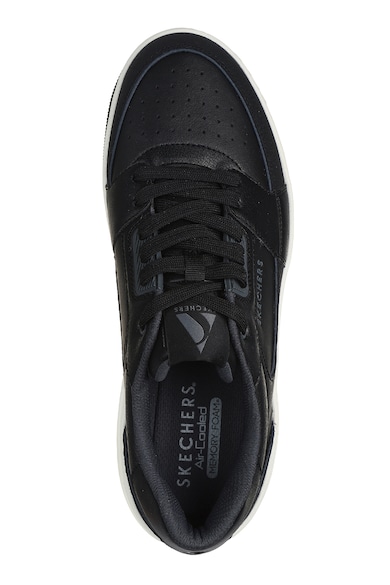 Skechers Pantofi sport de piele cu detalii logo Barbati