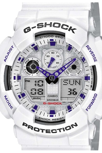 Casio Бял часовник G-Shock Мъже