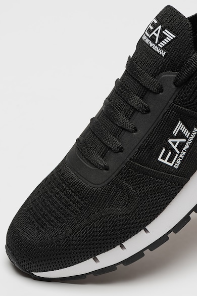 EA7 Текстилни спортни обувки с лого Мъже