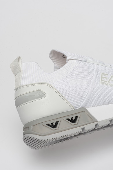 EA7 Bebújós sneaker bevont bőrrészletekkel női