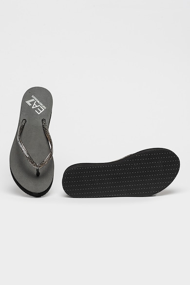 EA7 Бляскави чехли с лого Жени