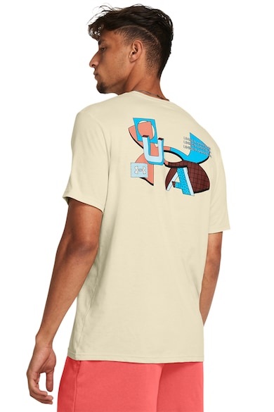 Under Armour Тренировъчна тениска с дизайн с цветен блок Мъже