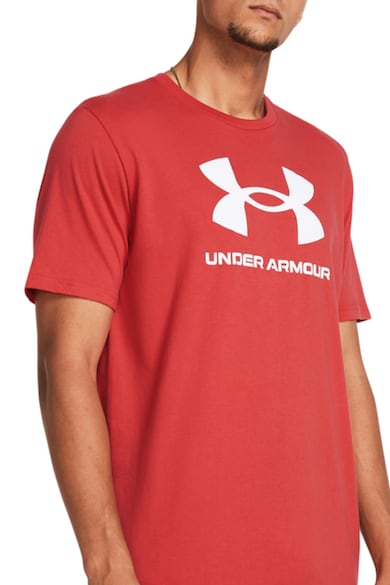 Under Armour Tricou din amestec de bumbac cu imprimeu logo Barbati