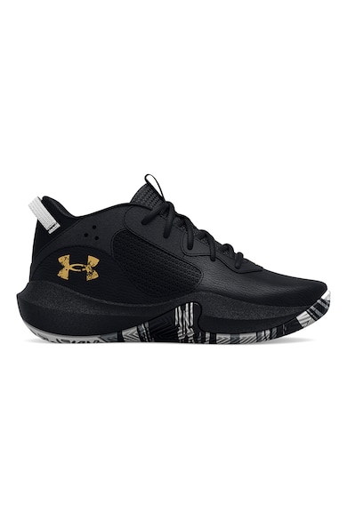 Under Armour Lockdown 6 kosárlabdacipő bőrrészletekkel Lány