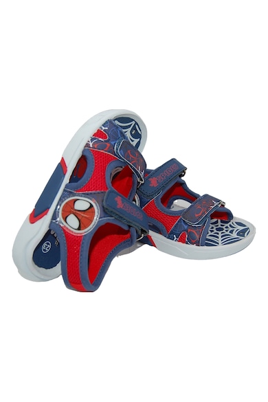 Marvel Sandale cu velcro si imprimeu Spiderman Baieti