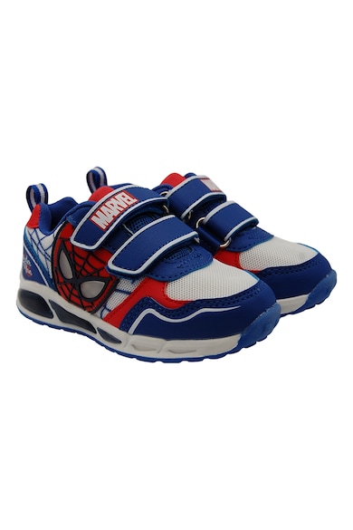 Marvel Pantofi sport cu velcro si model Spiderman Baieti